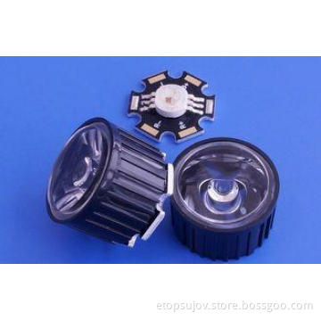 Narrow Beam Angle PMMA LED Optical lens for LED Torch Light